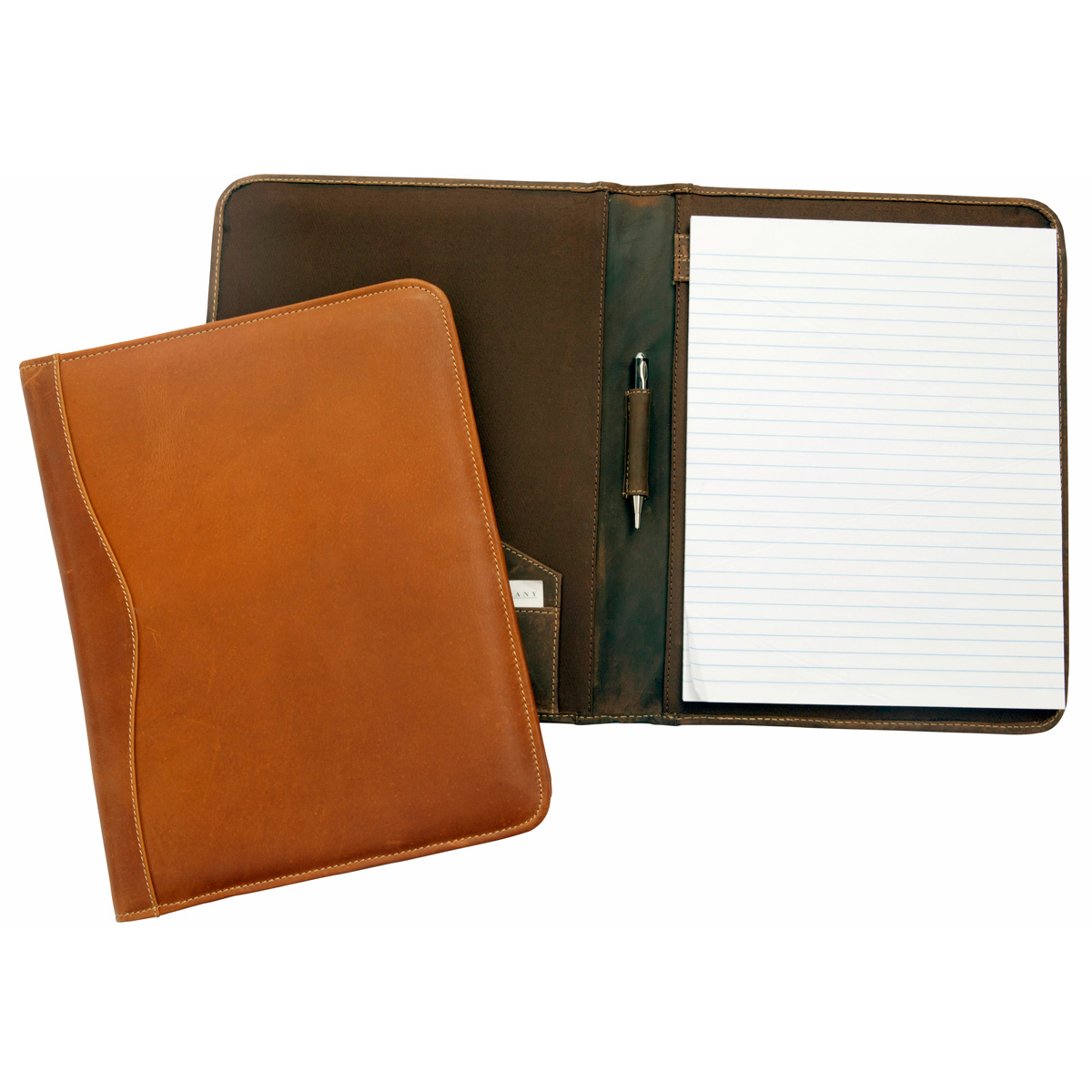 Leather portfolio folder
